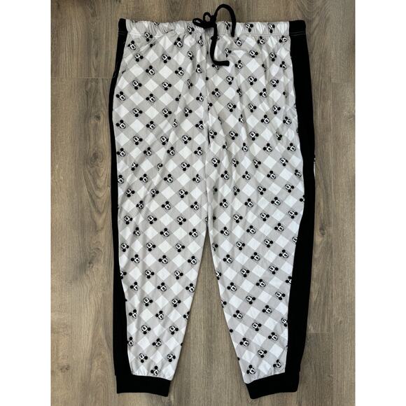 Disney Pajama Pants Women's 1X Sleep Mickey Mouse Print - Picture 2 of 8